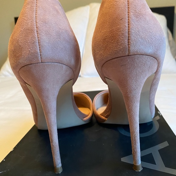 Aqua Half D'Orsay Pumps - Picture 3 of 7